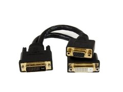 Splitter DVI-I la 1 x DVI-D, 1 x VGA